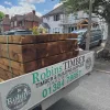 10x Brown Sleepers 2.4m 100x200mm (Pressure treated) - Image 2
