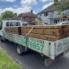 10x Brown Sleepers 2.4m 100x200mm (Pressure treated) - Image 3